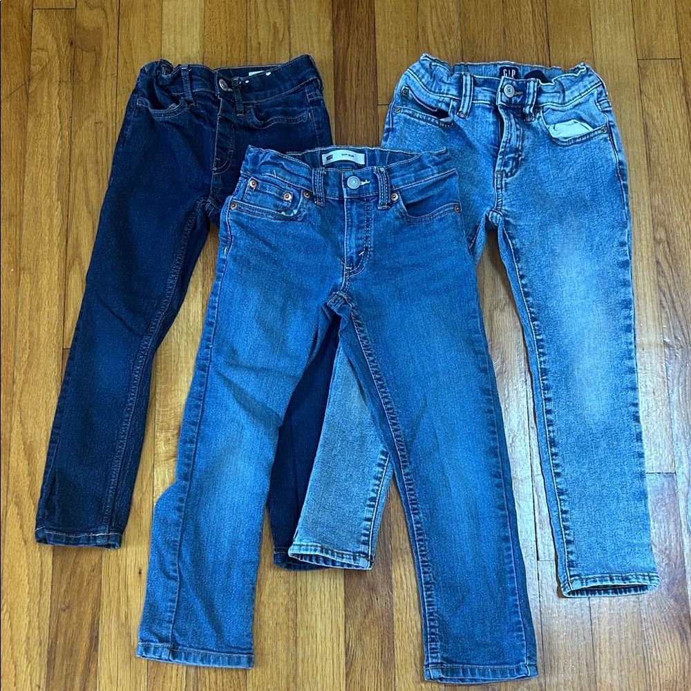 Levi's, Gap and H&M Kids Blue Denim Jeans Set
